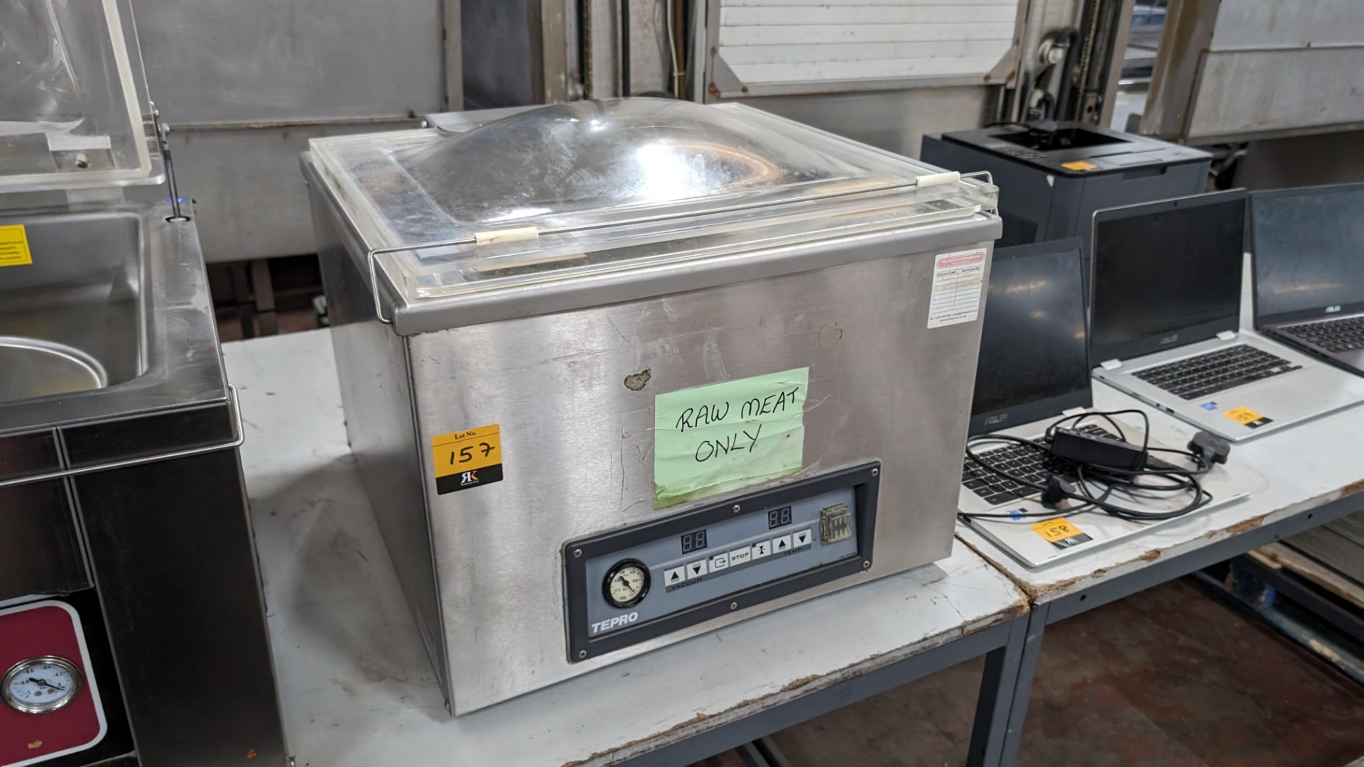 Tepro stainless steel benchtop vacuum chamber machine - Image 2 of 5