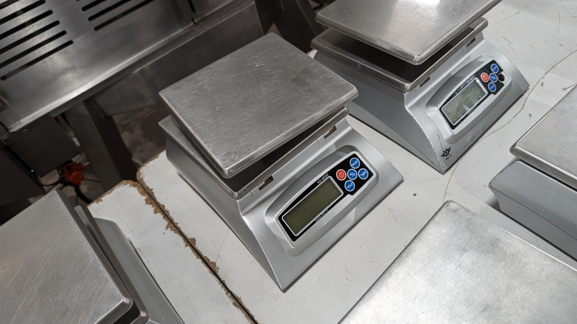 3 off Myweigh model KD-8000 digital scales, plus one additional platform for use with same - Image 5 of 6