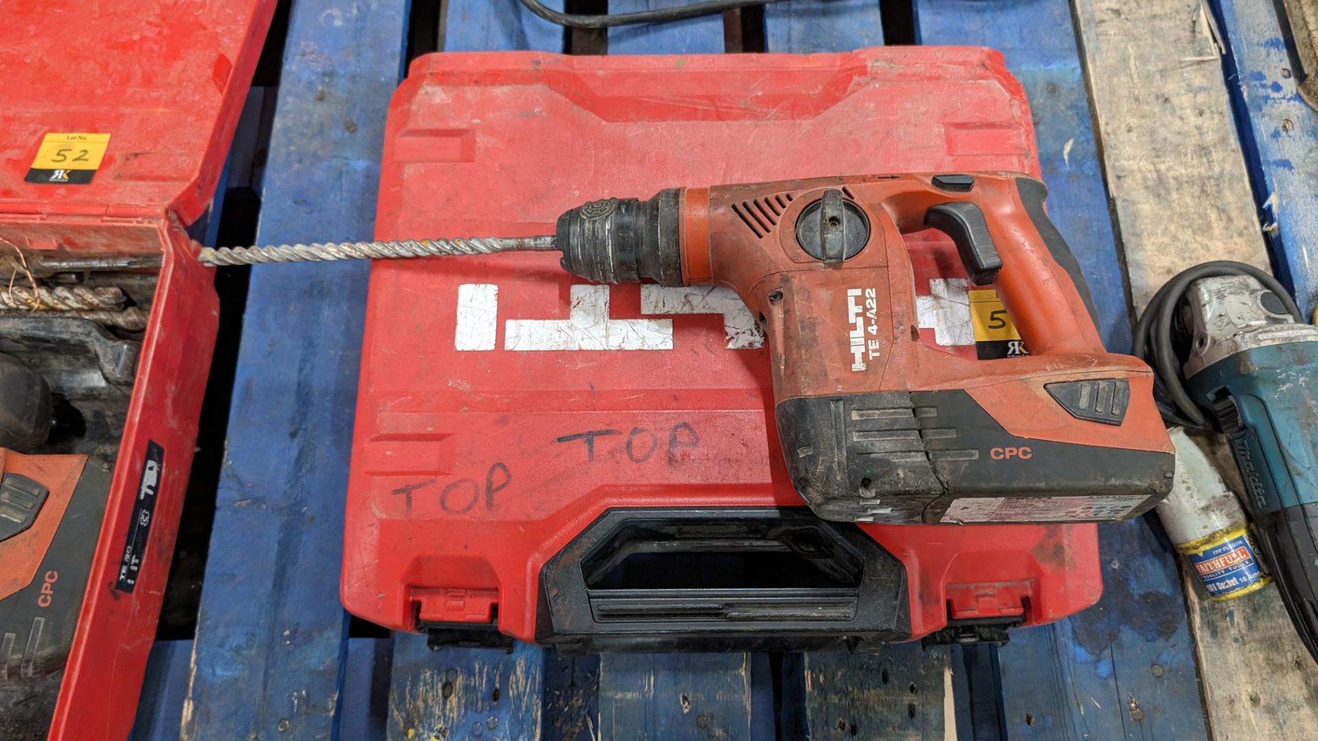 Hilti model TE 4-A22 cordless drill including case & 21.6V battery. NB no charger - Image 6 of 7