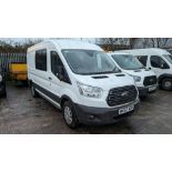 MK67 XDW Ford Transit 350 panel van with second row of seats, 6 speed manual gearbox, 1995cc diesel