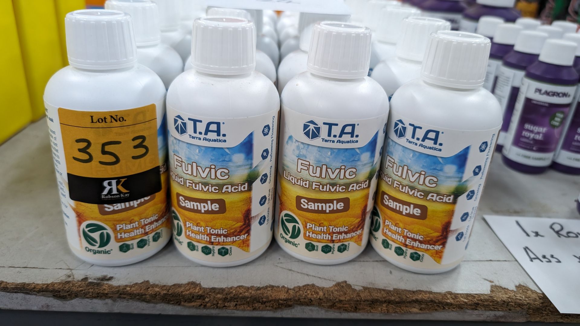 24 off 250ml bottles of Terra Aquatica Fulvic liquid acid