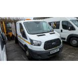WX68 OBT Ford Transit 350 tipper, 6 speed manual gearbox, 1995cc diesel engine. Colour: White. Fi