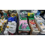 Quantity of assorted plant related items comprising weedkiller, path cleaner, soil & much more