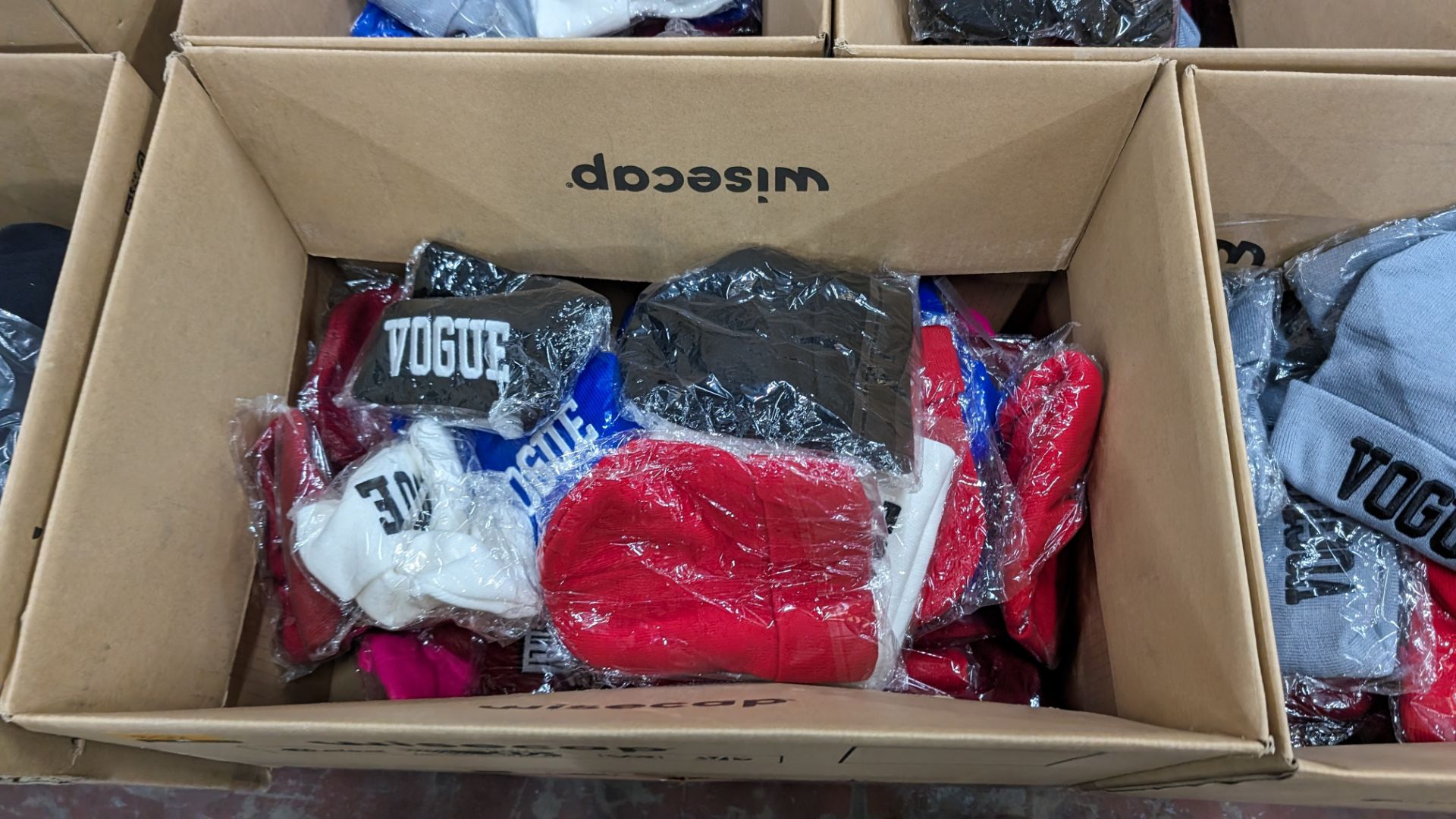 5 boxes of Vogue beanie hats - very approximately 200 hats in total - Image 4 of 8