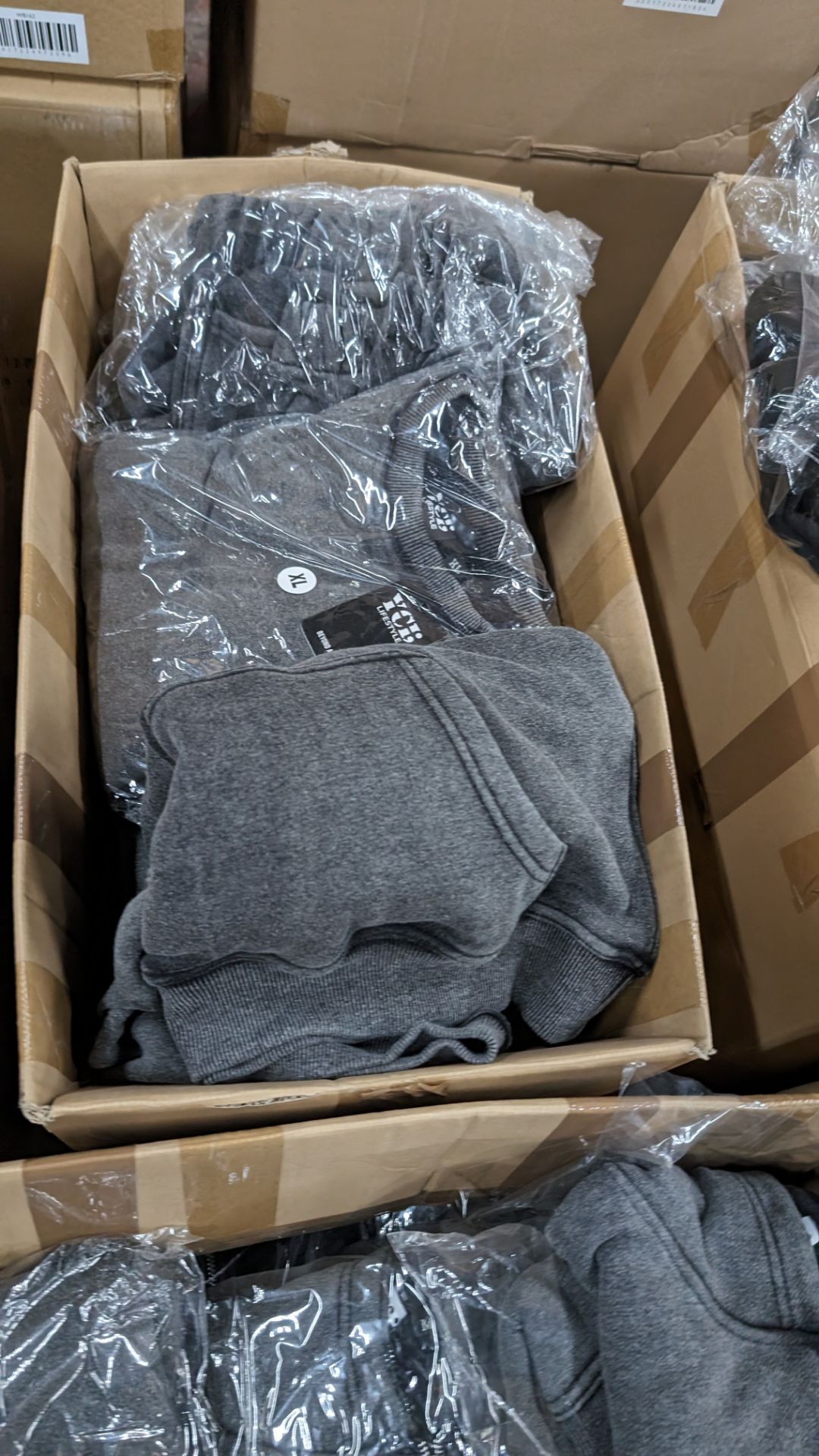 5 boxes of YCB zip-up hoodies, crop tops & similar - the contents of a pallet - Image 7 of 8