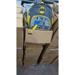 Approximately 132 off Batman backpacks - 4 cartons & one large open box