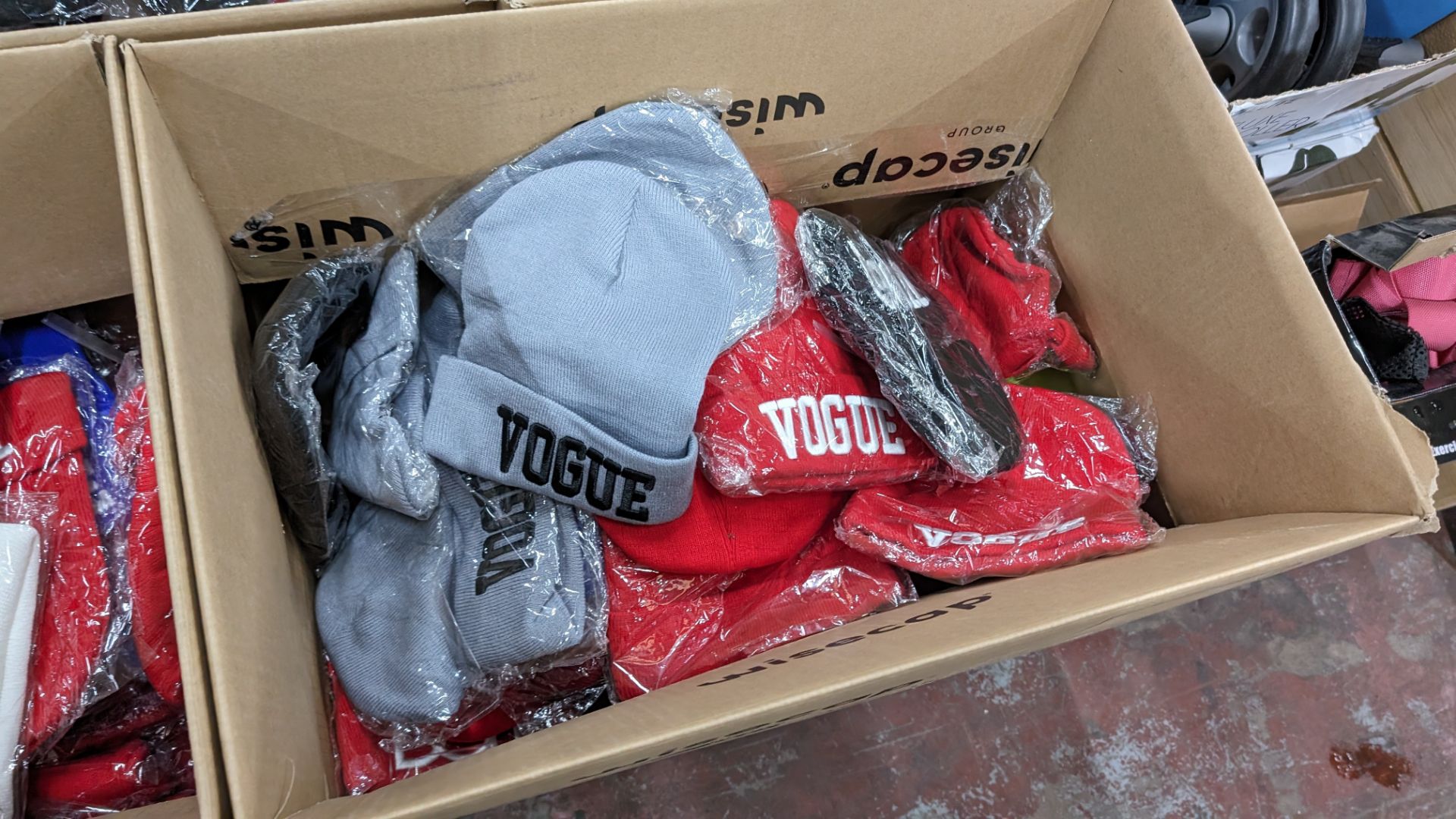 5 boxes of Vogue beanie hats - very approximately 200 hats in total - Image 8 of 8