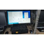 Desktop computer with ASRock Z390 Phantom gaming ITX motherboard, Intel Core i9-9900K CPU, 16GB RAM,