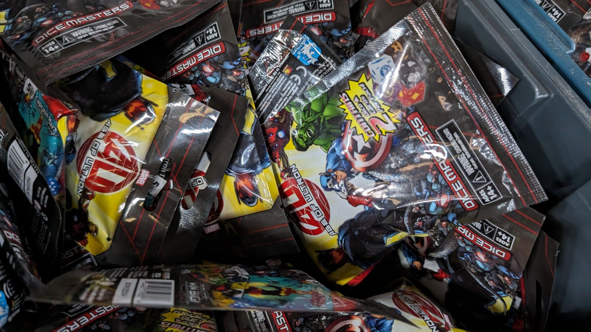 The contents of a crate of ALD Age of Ultron Dicemaster packs - Image 3 of 4