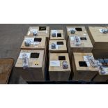 The contents of a pallet of Mega Scalers figures - 9 boxes each containing a different design, in so