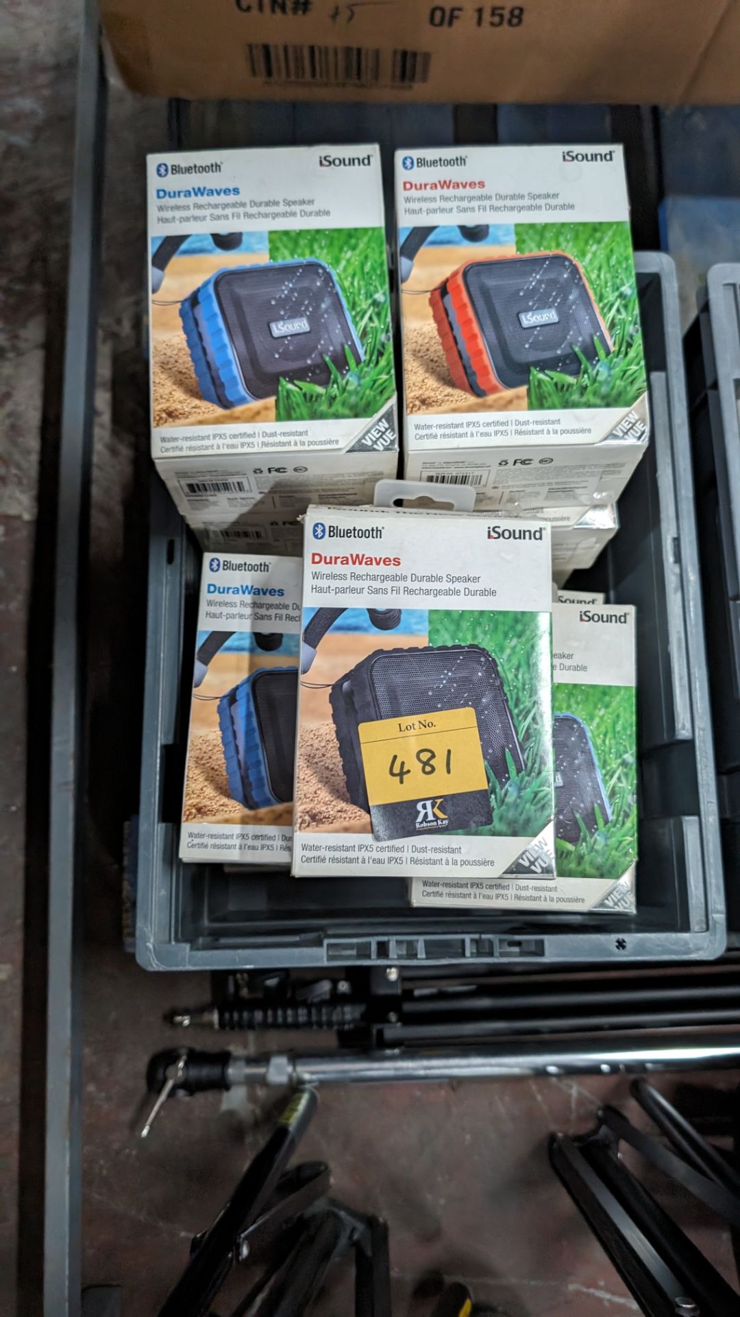 The contents of a crate of Bluetooth Durawaves wireless rechargeable speakers - Image 2 of 4