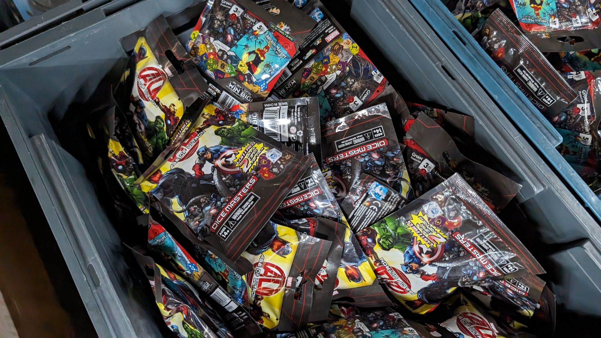 The contents of a crate of ALD Age of Ultron Dicemaster packs - Image 4 of 4