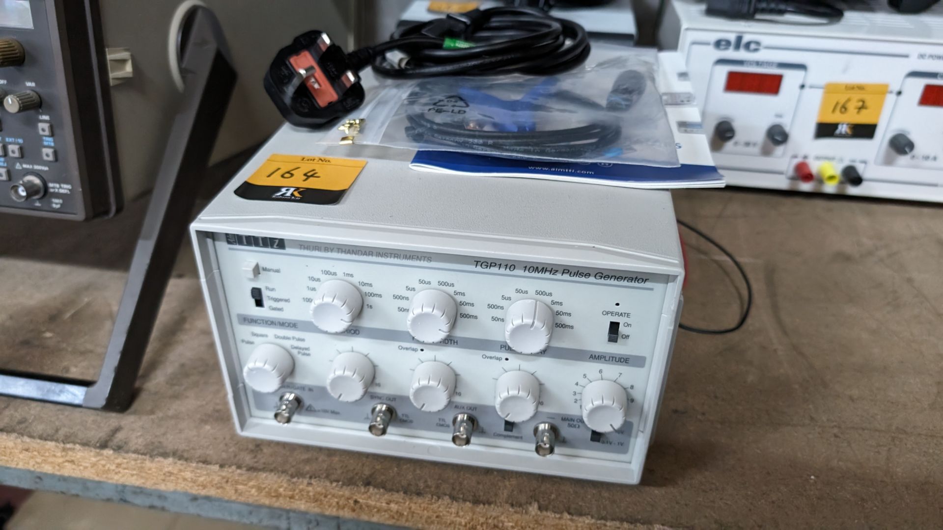 Thurlby Thandar model TGP110 10mhz pulse generator - Image 2 of 6