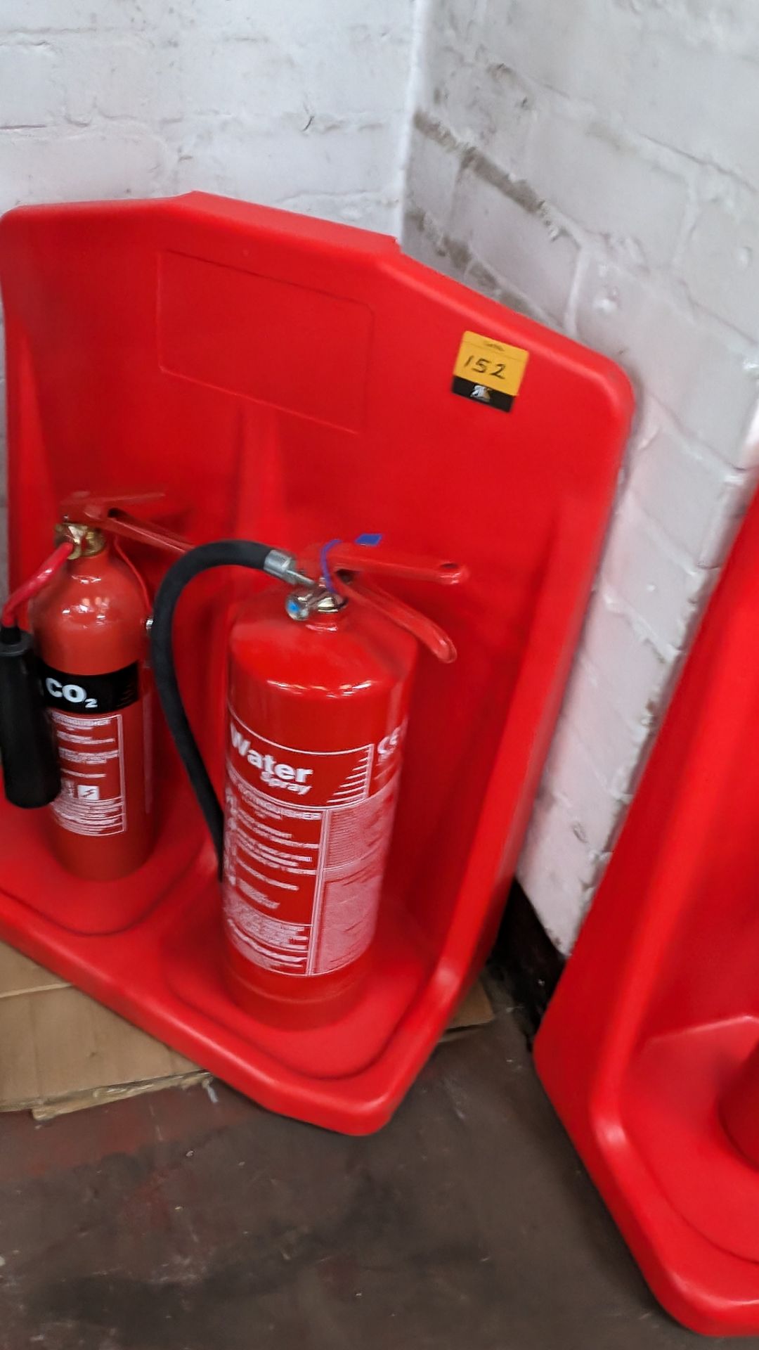 Quantity of fire extinguisher equipment comprising 3 fire extinguishers, 1 x double dispenser/stand - Image 3 of 7