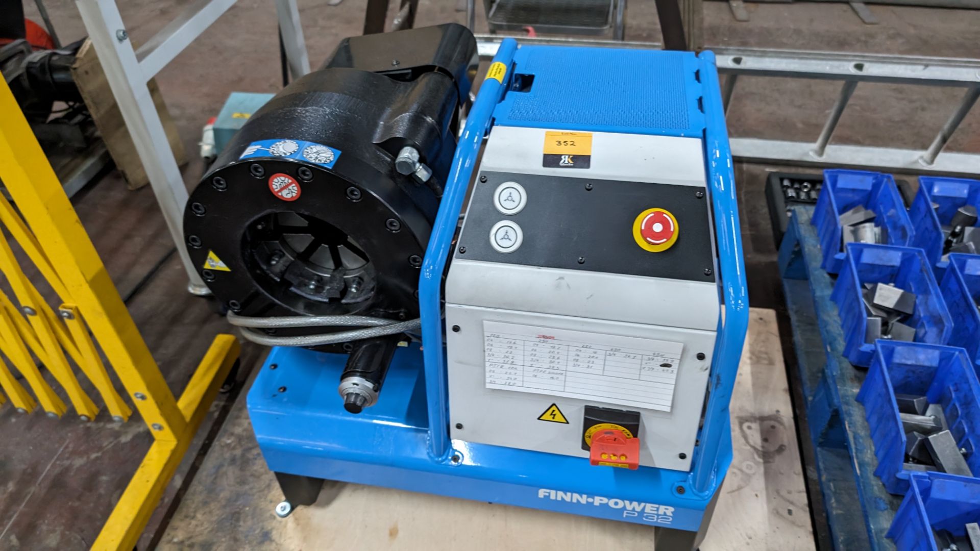 2022 Finn-Power P32 swaging/crimping machine model P32NMS20. This lot includes the contents of the - Image 4 of 27