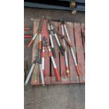 6 off assorted loppers, choppers & similar