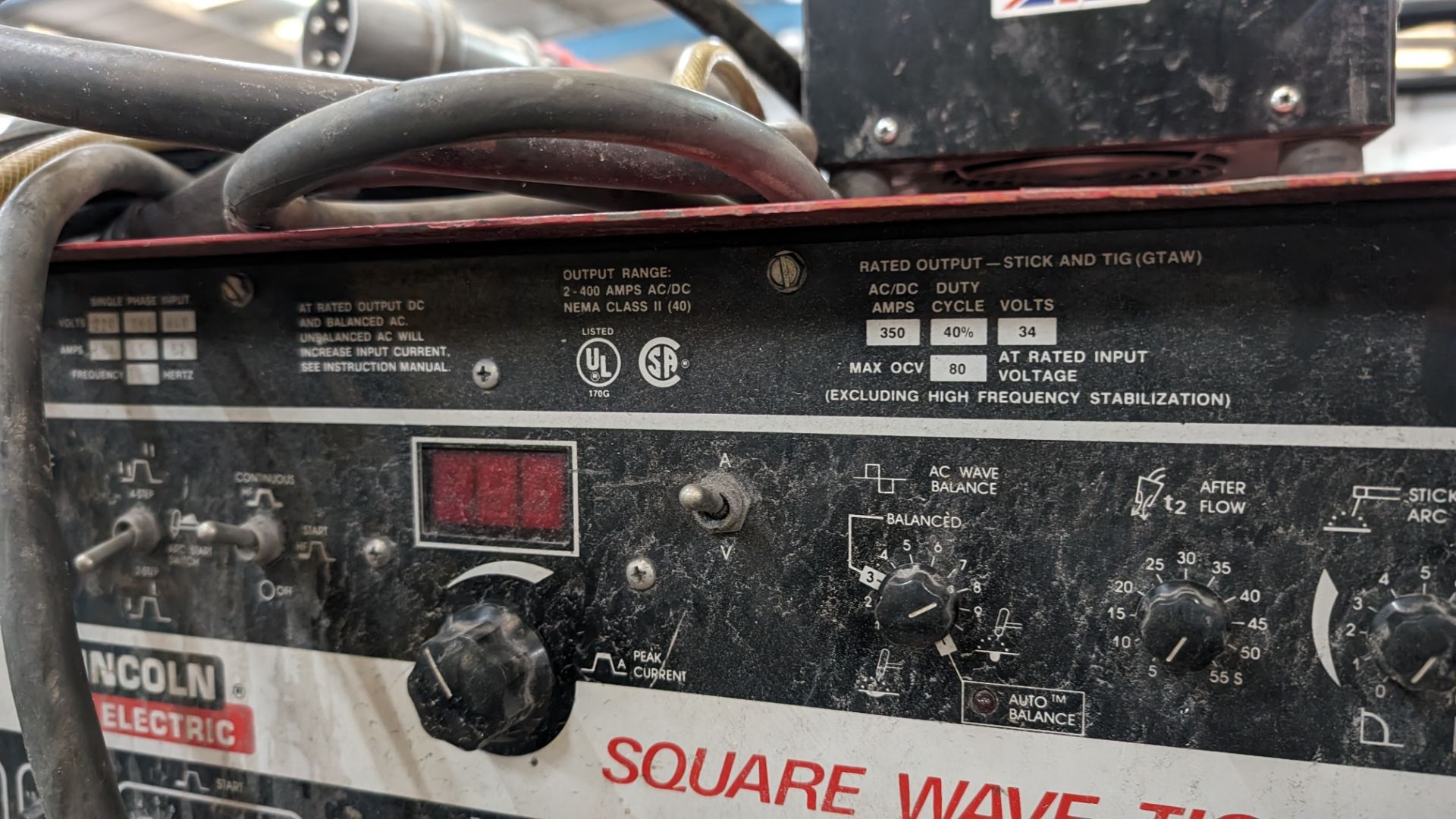 Lincoln electric square wave Tig-355 - Image 13 of 13
