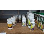 17 assorted sized bottles of assorted Aptus Nutrition products