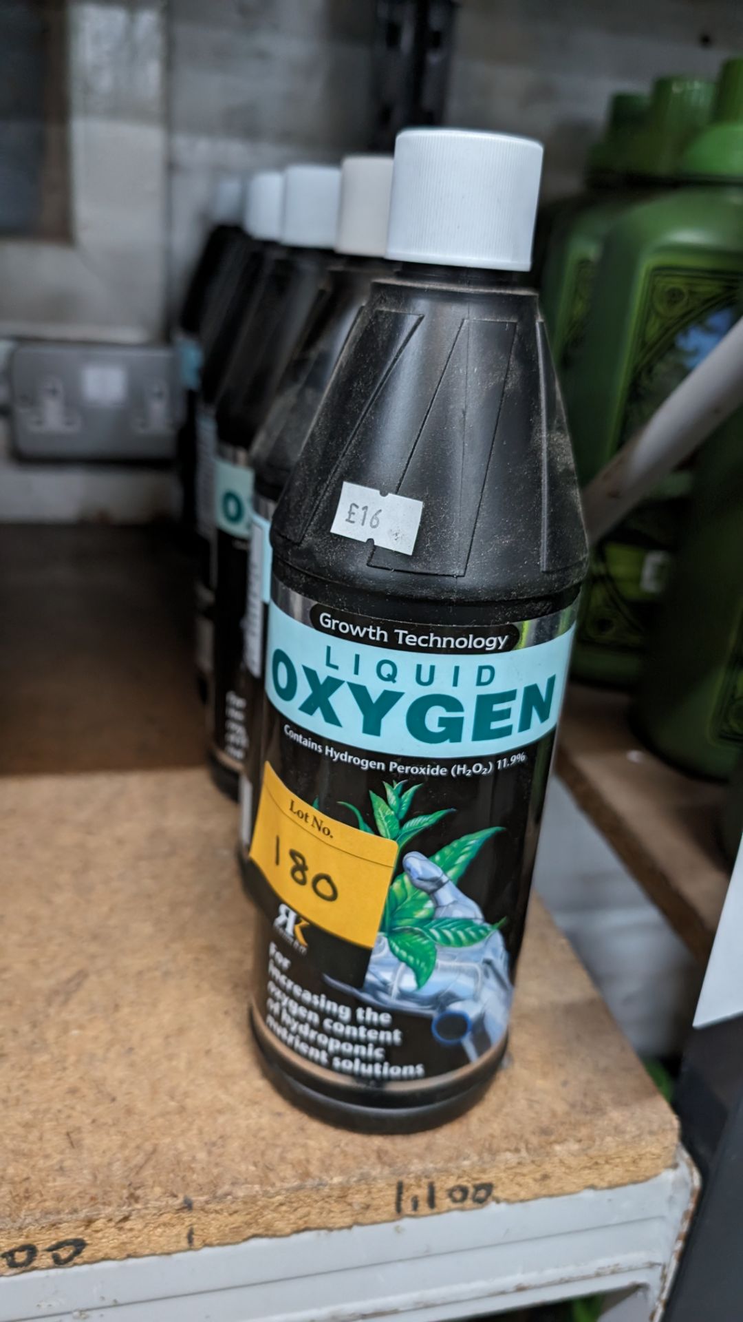 7 off 1 litre bottles of Growth Technology liquid oxygen - Image 3 of 3