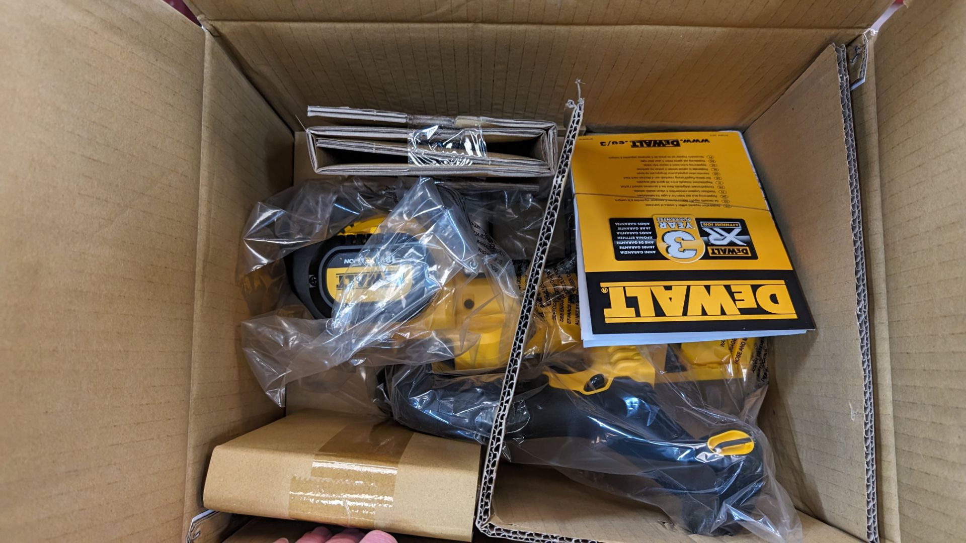 DeWalt XR model DCS371N cordless bandsaw. Bare unit, no battery or charger. Appears new & unused - - Image 4 of 8