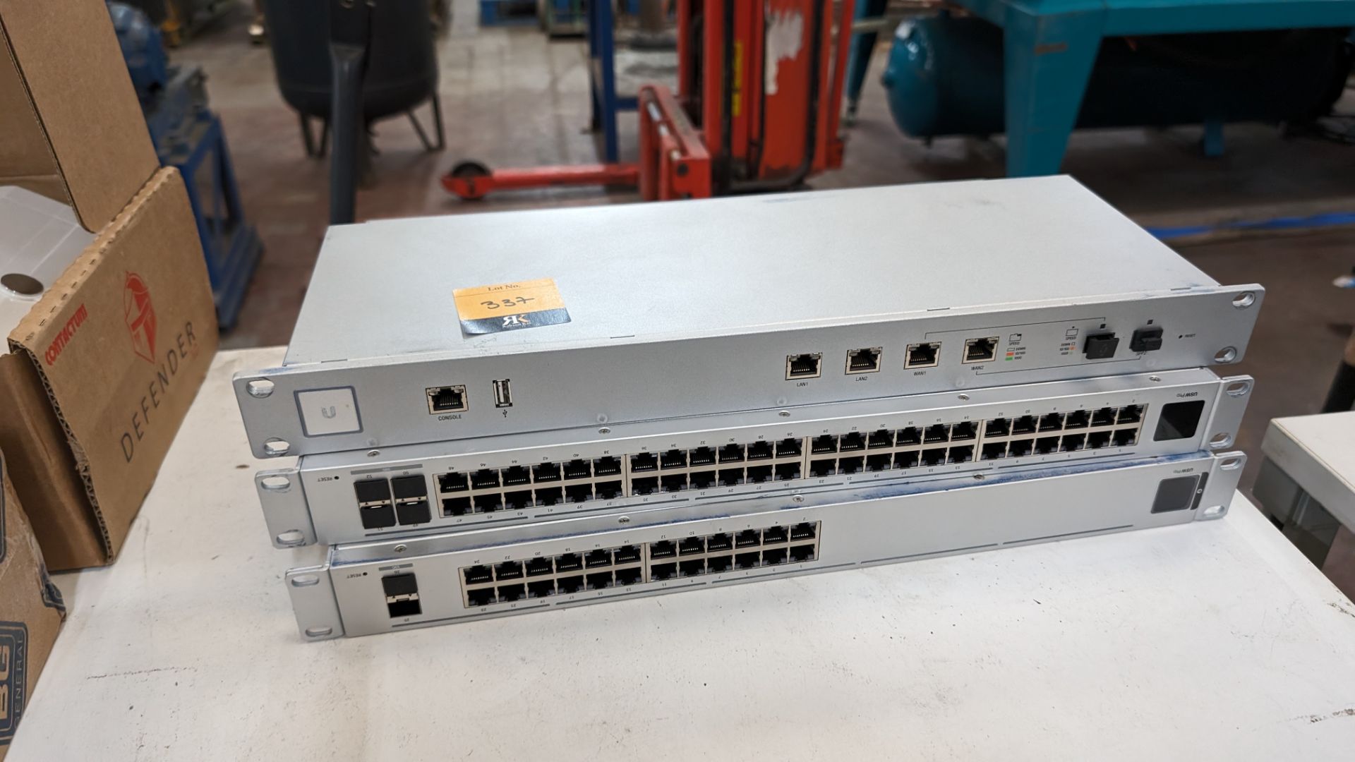 3 off assorted Unifi switches & security gateway - Image 7 of 12