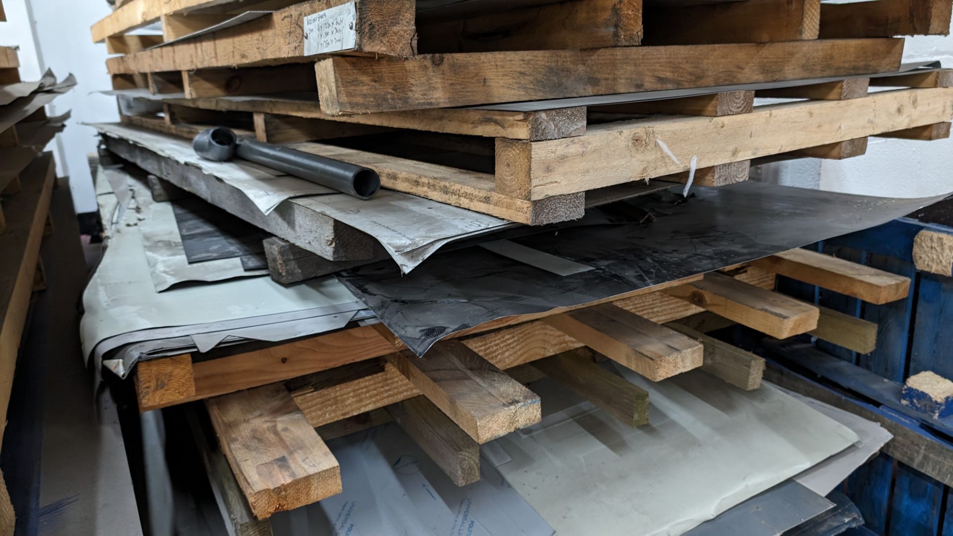 2 stacks of 1250 x 3000mm sheet materials. Each stack comprises 10 - 12 oversized pallets, each pal - Image 10 of 21