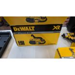 DeWalt XR model DCS371N cordless bandsaw. Bare unit, no battery or charger. Appears new & unused -