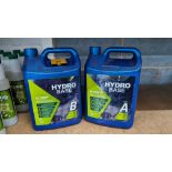 2 bottles of hydroponic nutrient CX hydro base. This lot comprises 1 off 5 litre bottle of Part A &