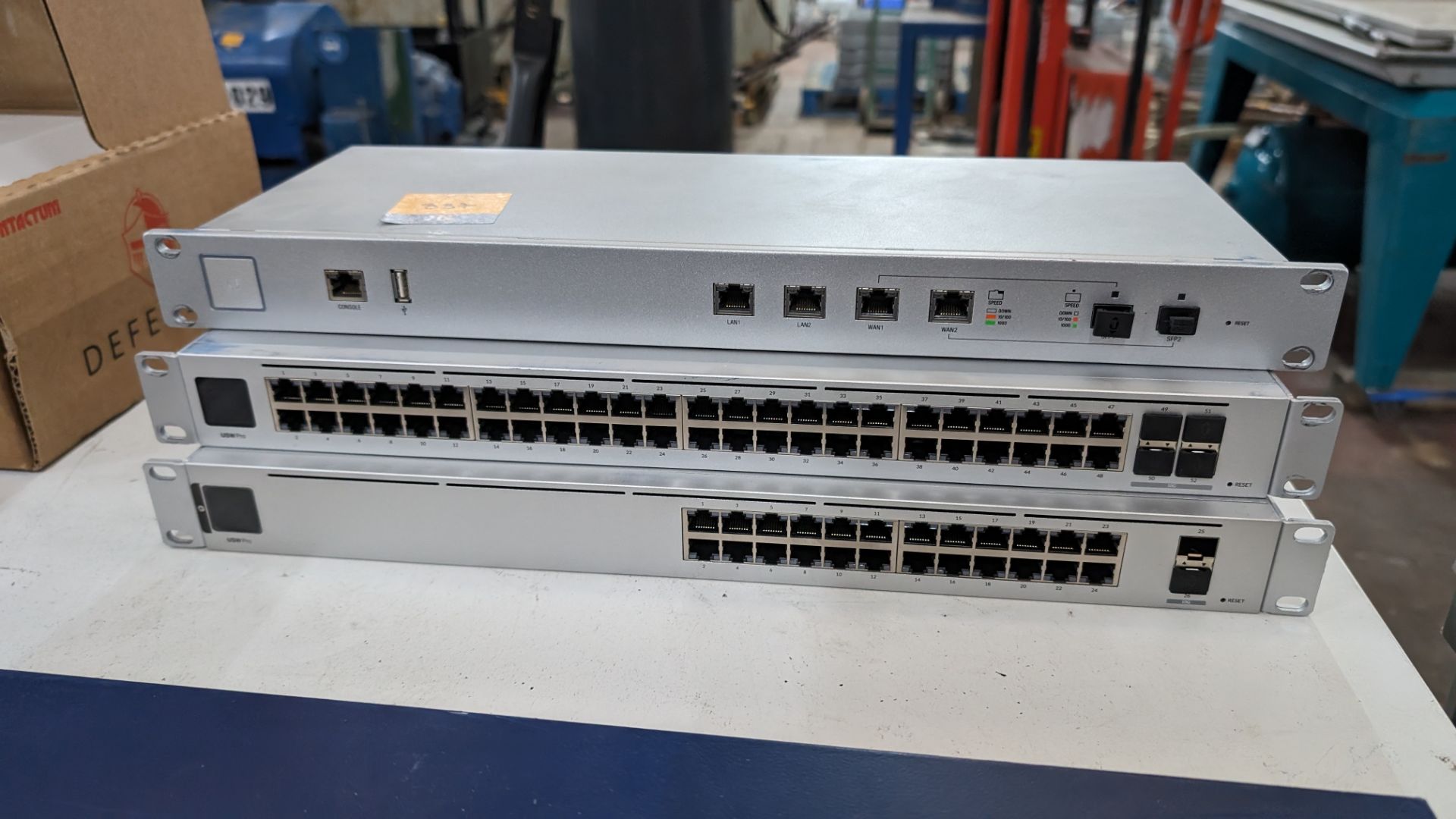 3 off assorted Unifi switches & security gateway - Image 2 of 12