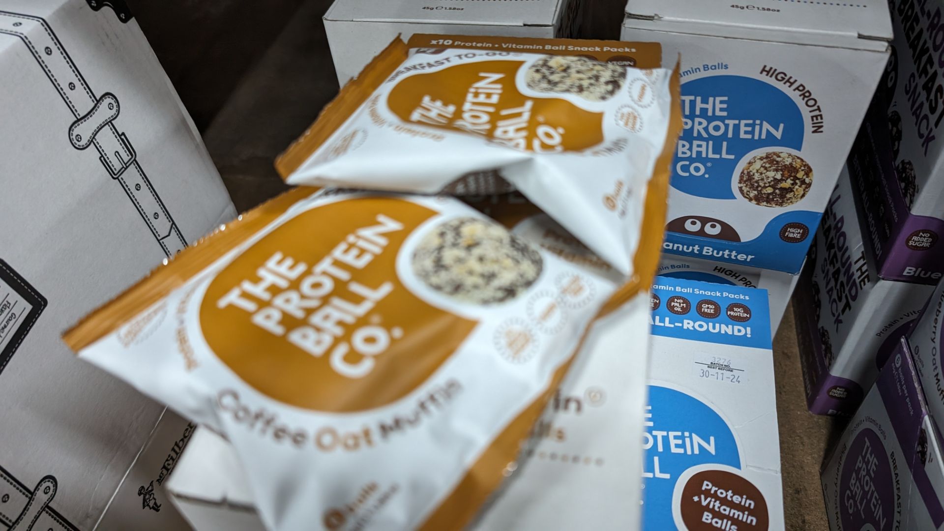 17 boxes of The Protein Ball Co breakfast to-go. Each box contains 10 snack packs although it shoul - Image 7 of 10