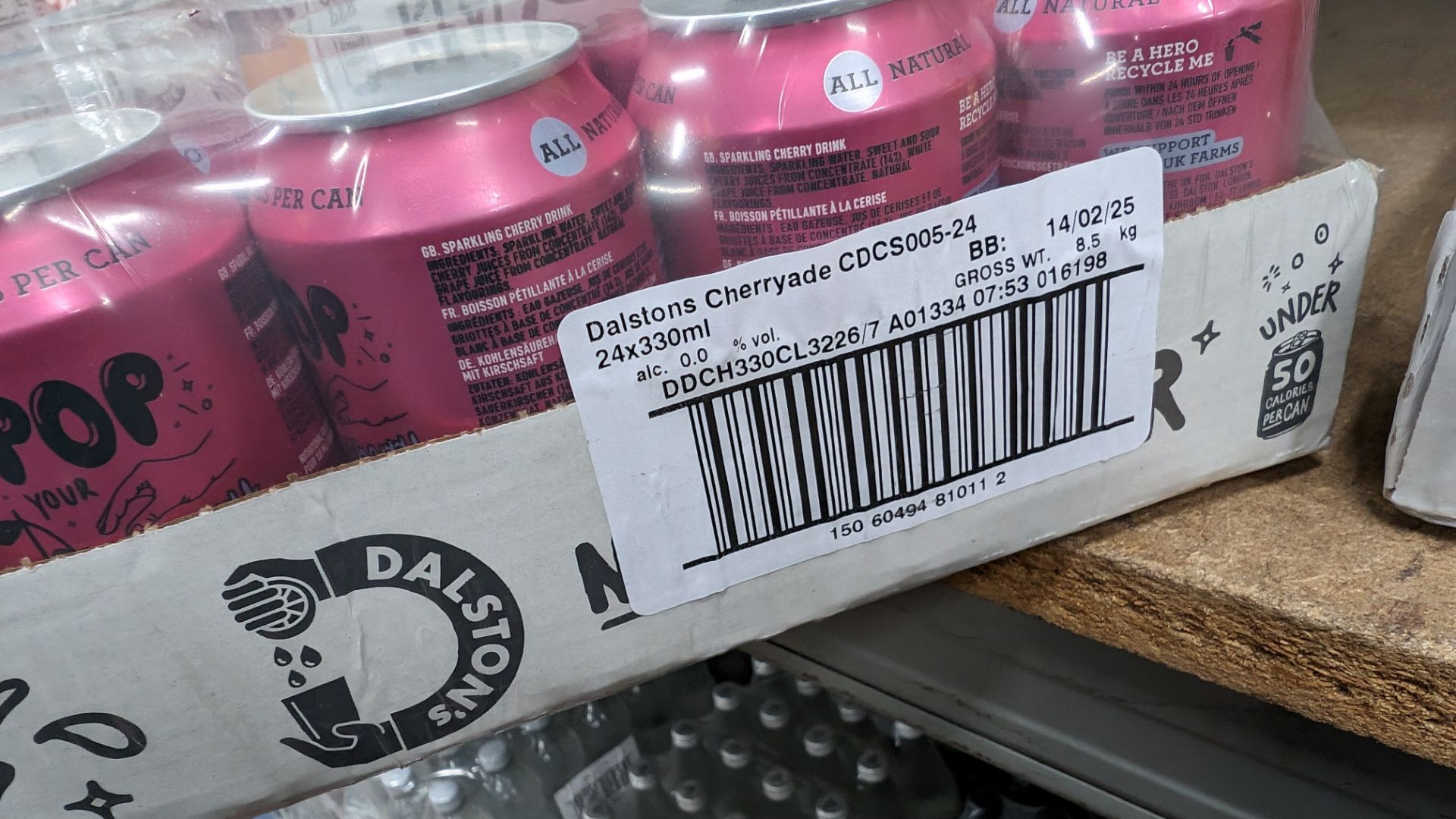 6 cases of Dalston's real fruit no added sugar drinks, each case comprising 24 off 330ml cans. This - Image 6 of 11