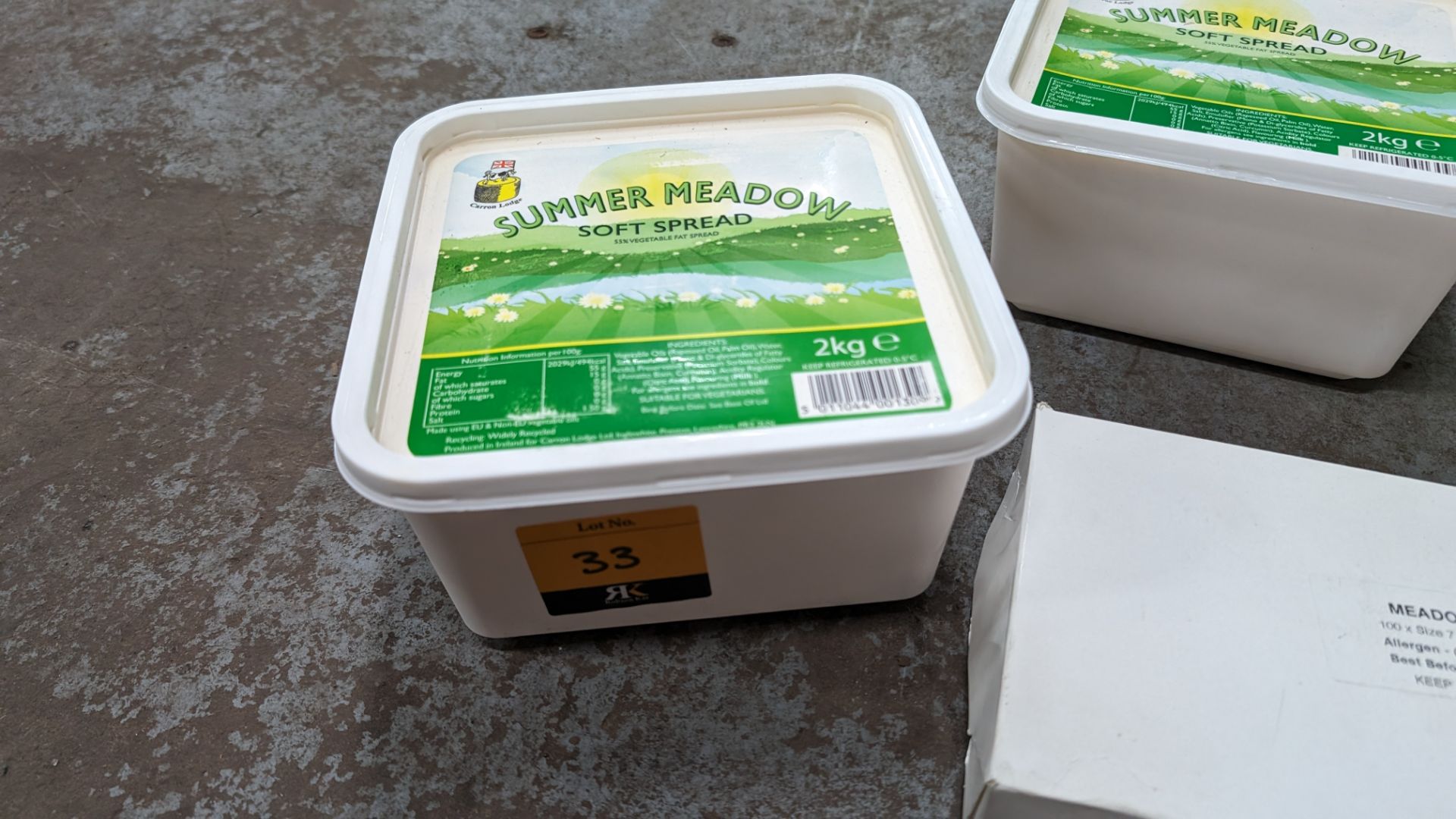 2 off 2kg tubs of Summer Meadow soft spread plus box of Meadow Churn individual packets of butter (1 - Image 3 of 6