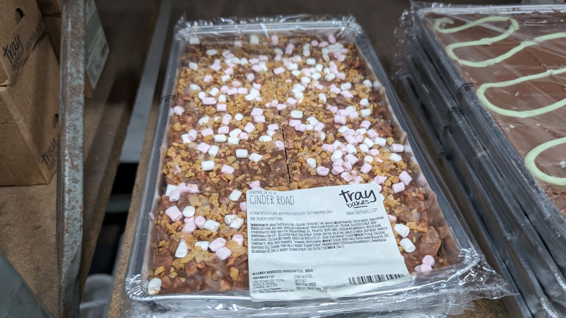 13 boxes of Tray Bakes peppermint crunch with milk chocolate slices. Each box contains 12 bars. Th - Image 8 of 11