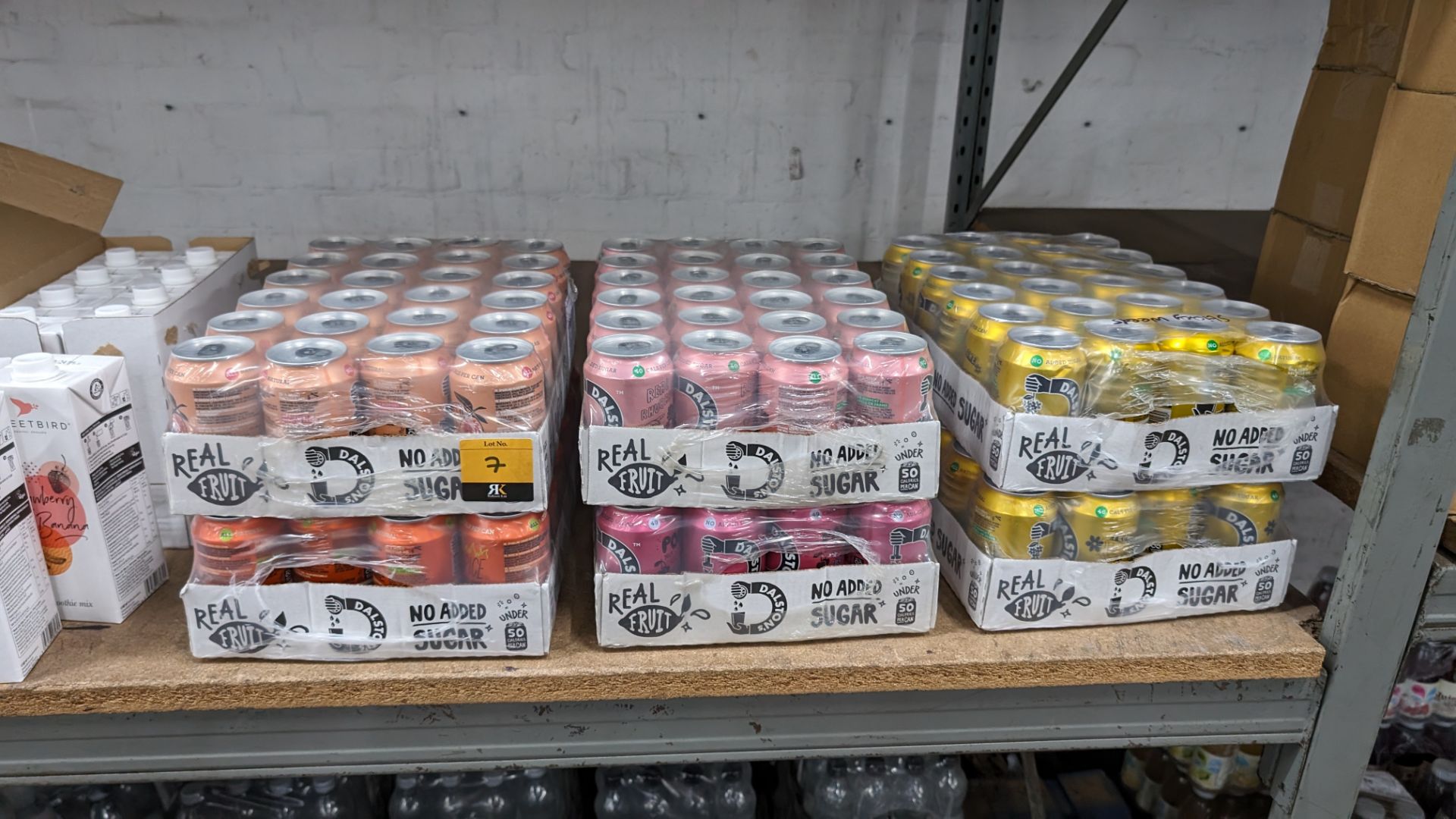 6 cases of Dalston's real fruit no added sugar drinks, each case comprising 24 off 330ml cans. This