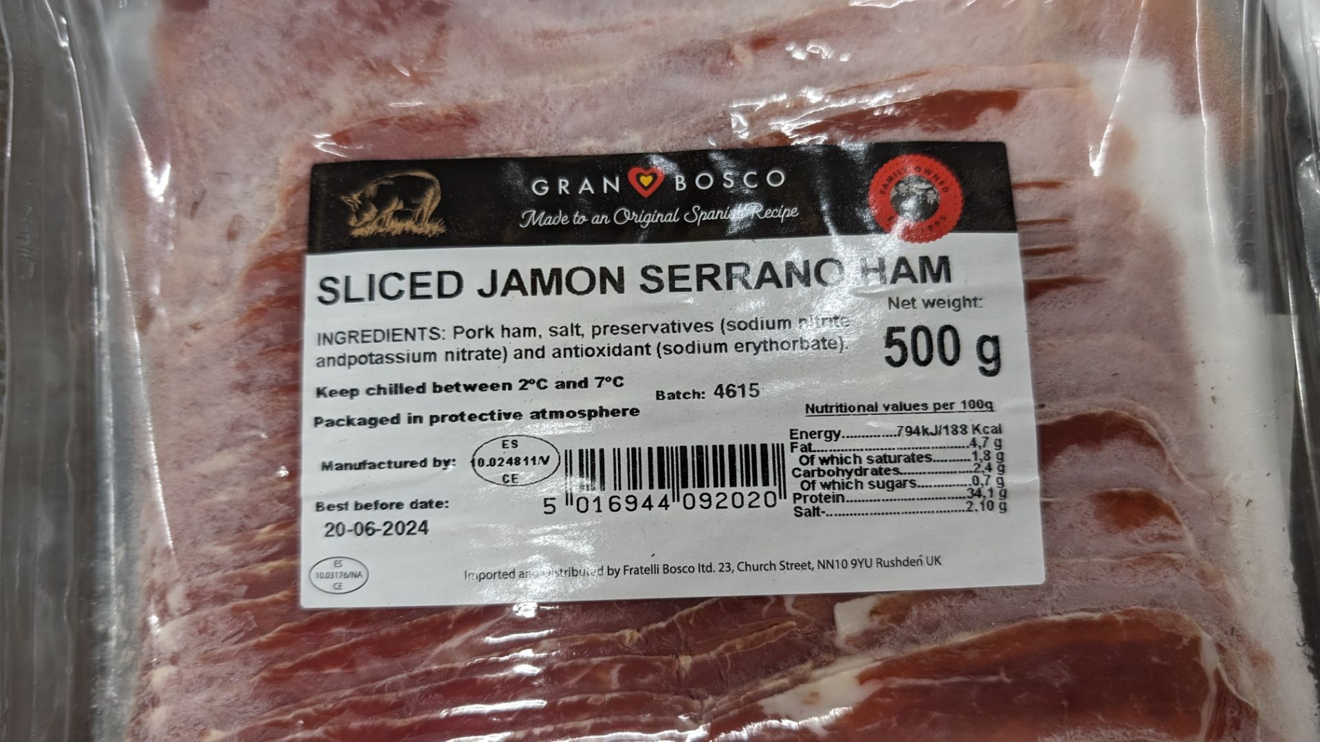 3 packs of Gran Bosco Italian salami each weighing 500g with use by dates of 13th March 2024 & 22nd - Image 4 of 10