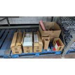 The contents of a pallet of paperware comprising straws & cups. This lot also includes 3 small boxe