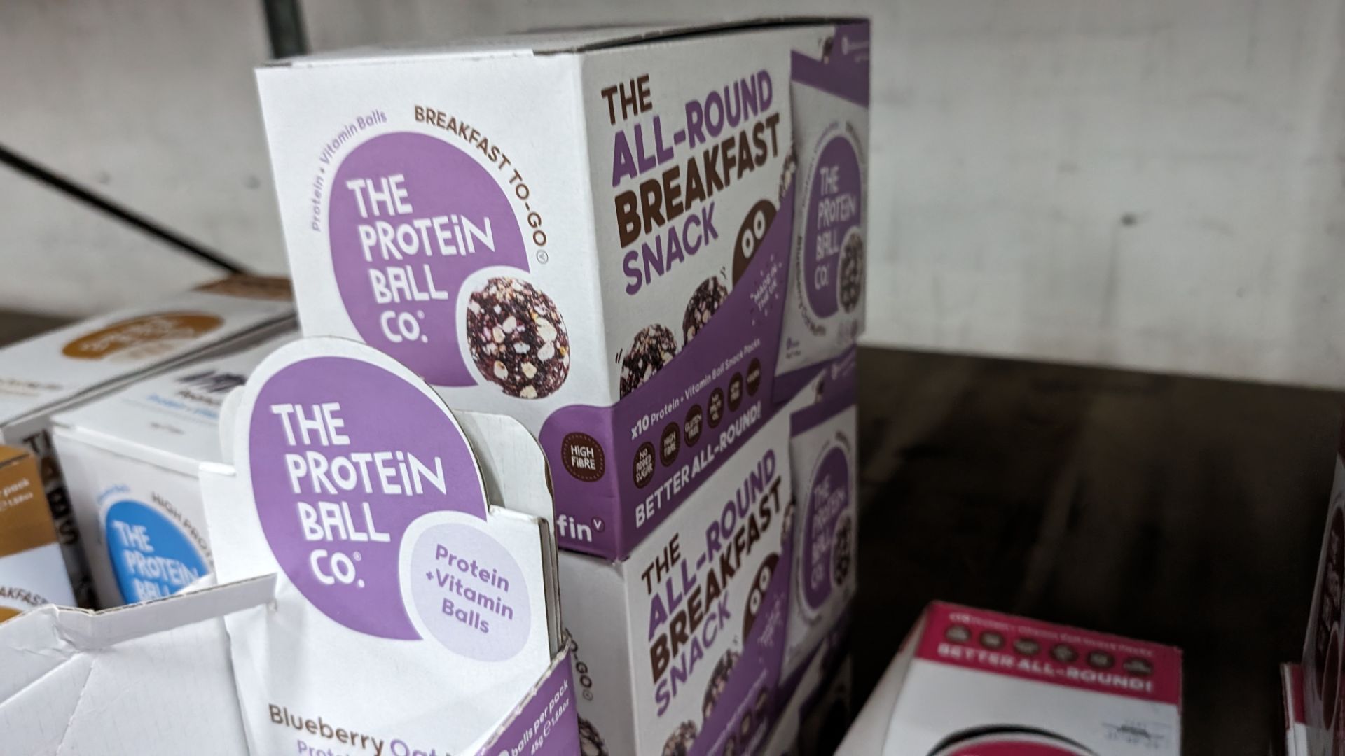 17 boxes of The Protein Ball Co breakfast to-go. Each box contains 10 snack packs although it shoul - Image 9 of 10