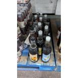 13 off 1 litre bottles of Sweetbird iced tea in assorted flavours, plus one dispensing pump. Best b