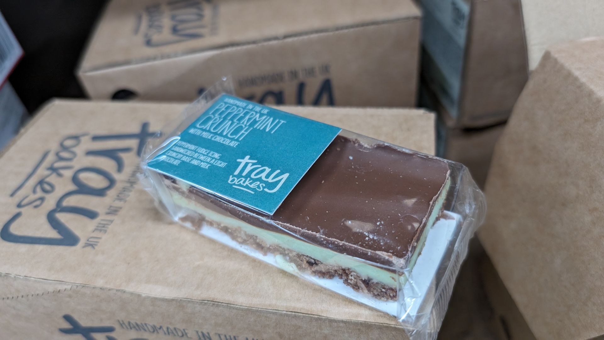 13 boxes of Tray Bakes peppermint crunch with milk chocolate slices. Each box contains 12 bars. Th - Image 7 of 11