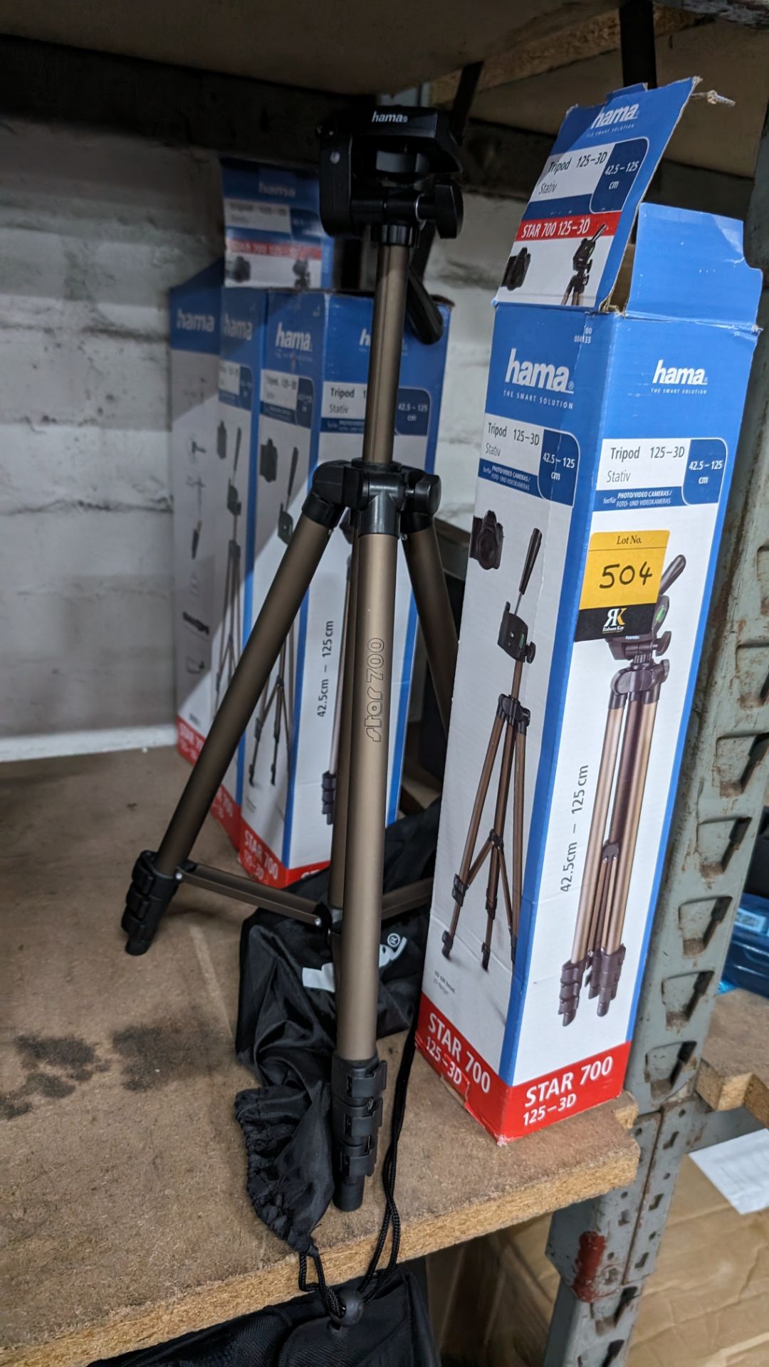 4 off Hama Star 700 tripods, 125-3D, 42.5-125cm - Image 2 of 6