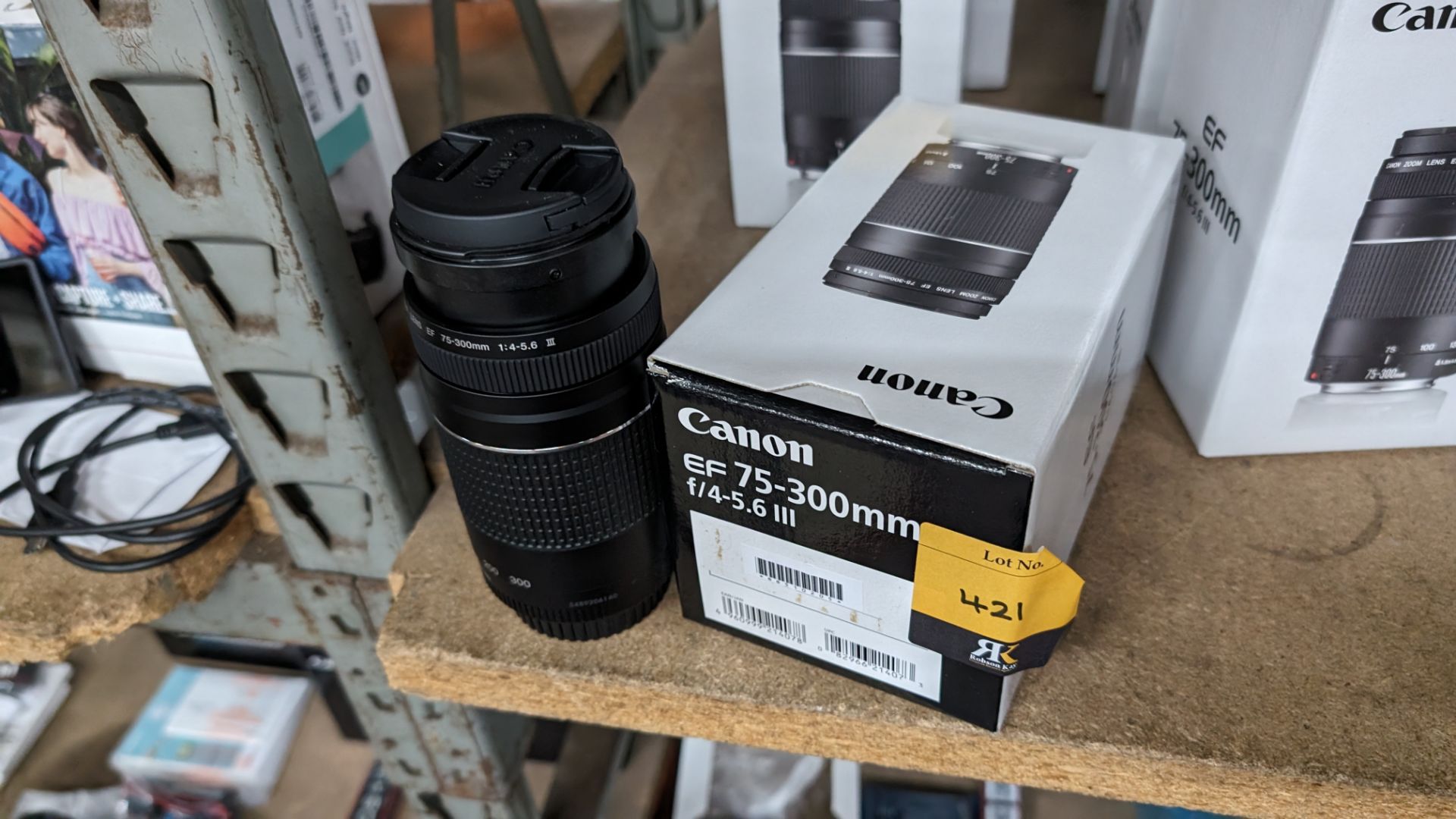 Canon EF 75-300mm lens, f/4-5.6 III - Image 3 of 14