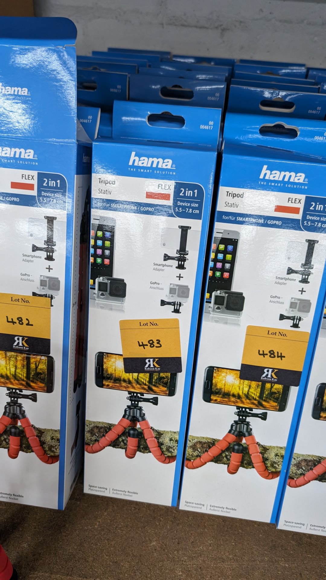 6 off Hama Stativ tripods, model Flex 2-in-1 - Image 2 of 4