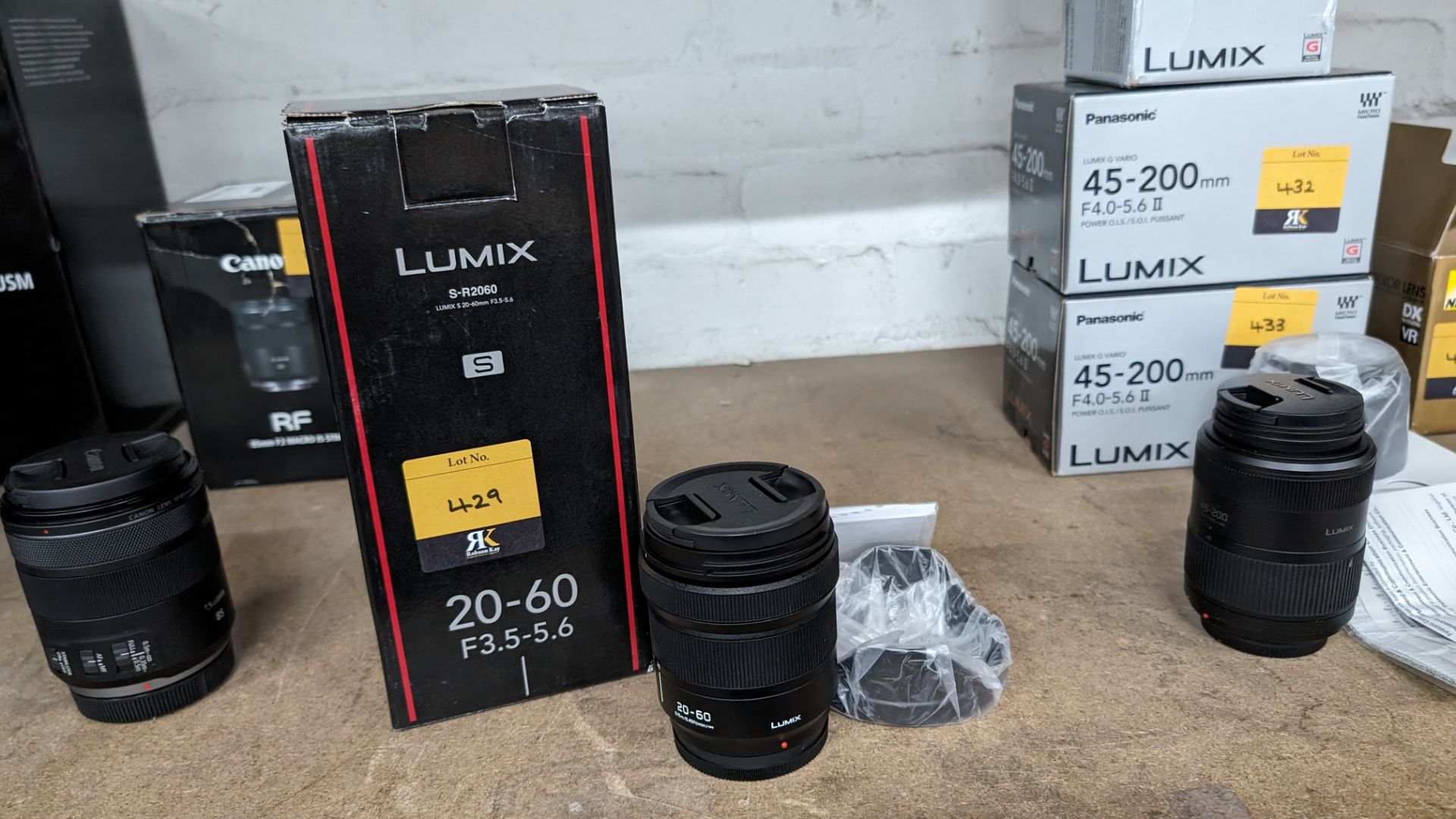 Panasonic Lumix model S-R2060 lens, 20-60mm, f3.5-5.6