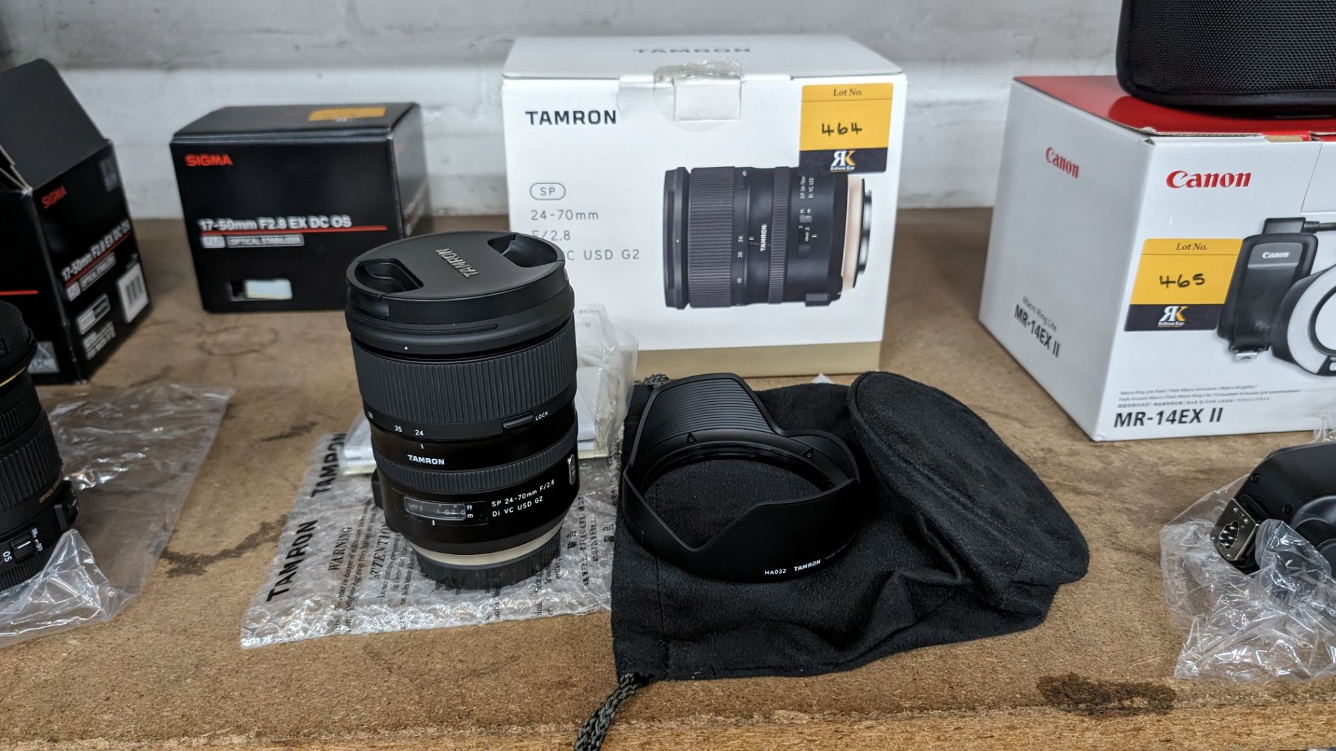 Tamron SP 24-70mm f/2.8 Di VC USD G2 lens, including soft carry case and attachment