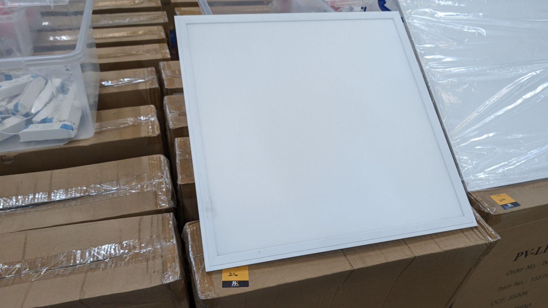 16 off 600mm x 600mm 36w 6000k 4320 lumens cold white LED lighting panels. 36w drivers. This lot c - Image 5 of 12