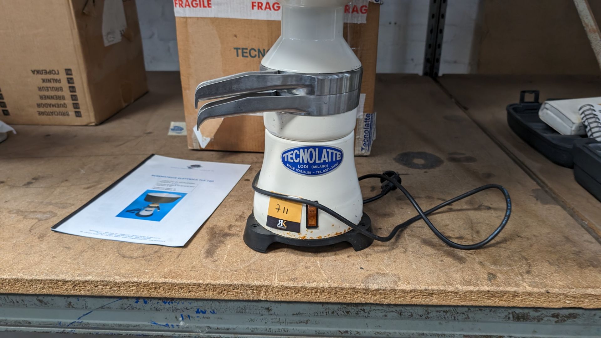 Tecnolatte electric skimmer (butter maker), model TLE 100 - Image 4 of 6