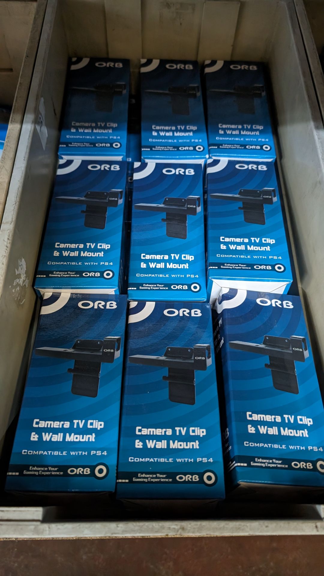 Approximately 82 Orb camera tv clip & wall mounts, compatible with PS4 and Xbox1 Kinect. The conten - Image 3 of 5