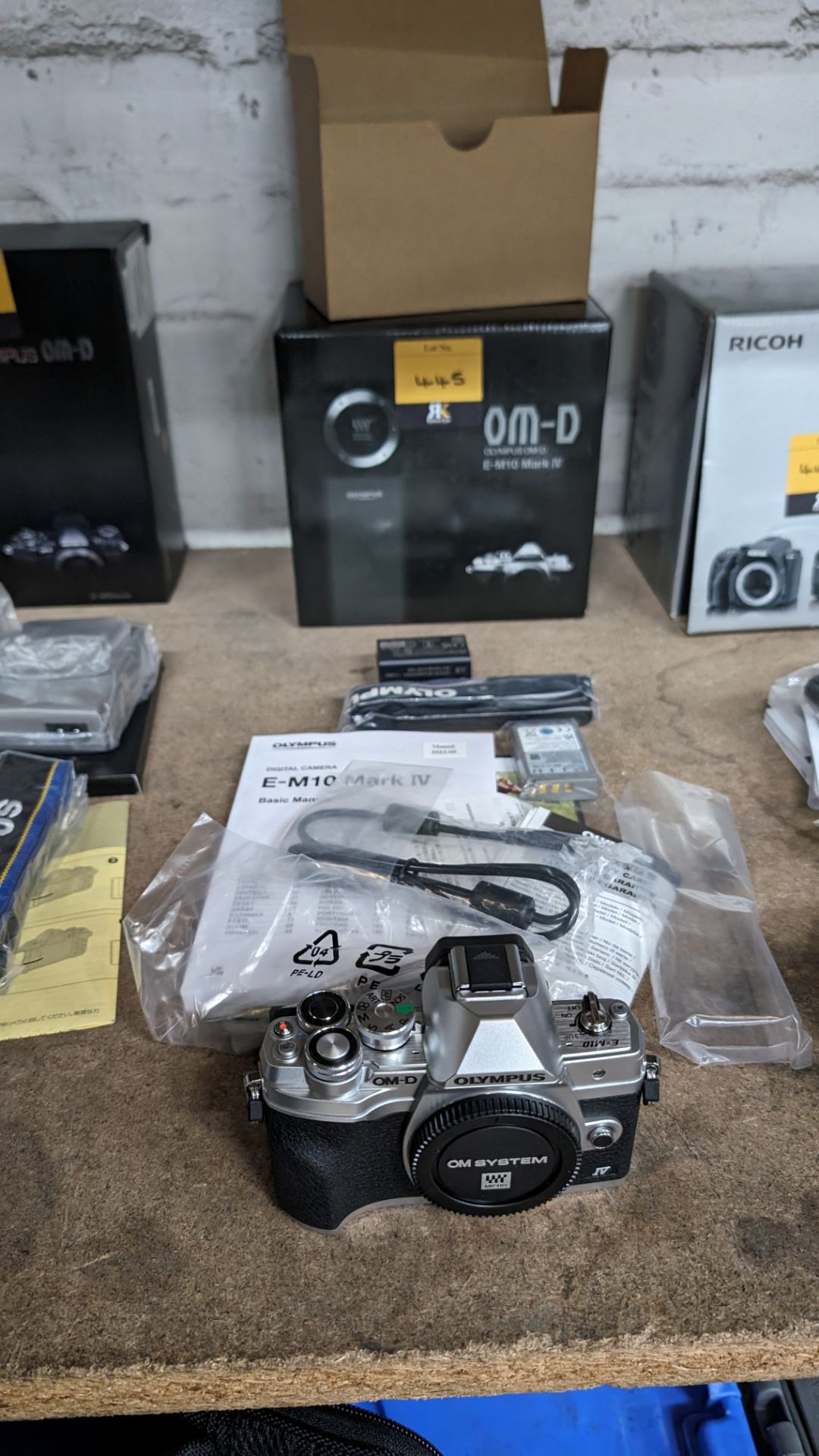 Olympus OM-D E-M10 Mark IV camera, in box, including strap, battery, adaptor and cable - Image 13 of 13