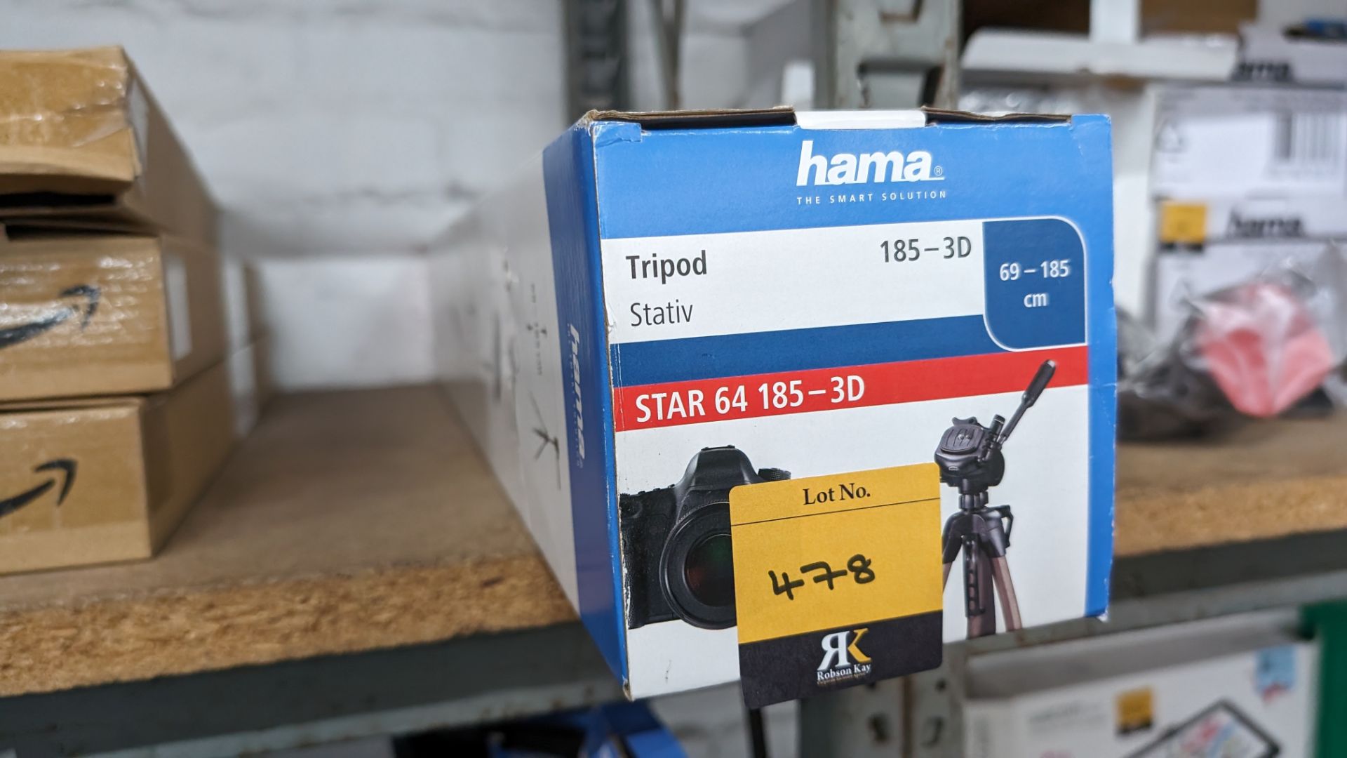 Hama tripod model Star64 185-3 D, 69-195cm - Bild 2 aus 4