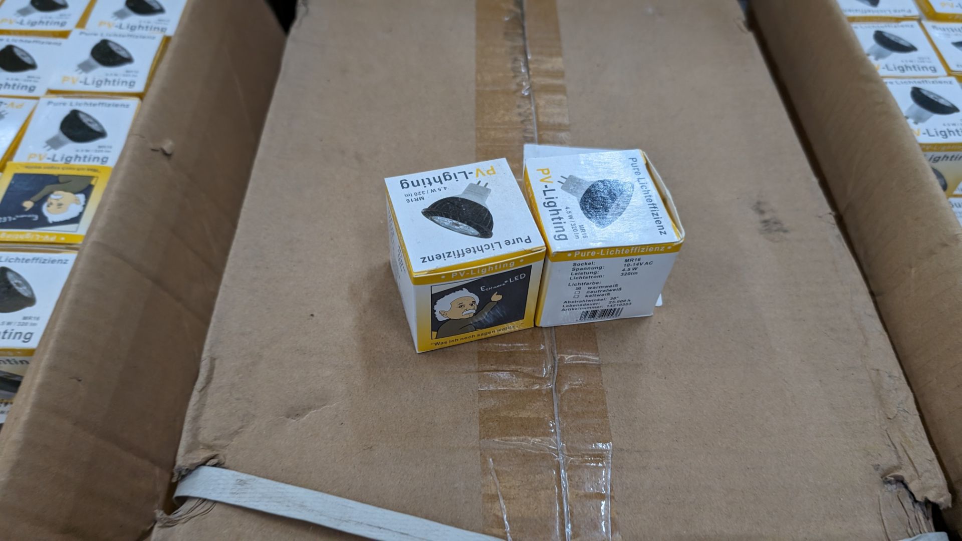 Approximately 200 MR16 LED bulbs, 10-14v, 4.5w, 320 lumens, warm white - 1 carton - Image 3 of 4